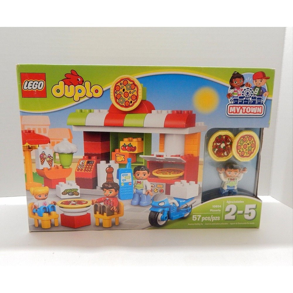 Lego Duplo My Town Pizzeria 10834 Sealed Original Package Toddlers 57 Pieces